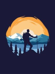 illustrator image-explore-advanture-character